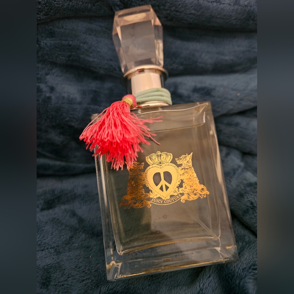 JUICY Couture. Peace Love & Juicy Couture. 3.4 fl Oz. 100 ML Sprayed A Few Times